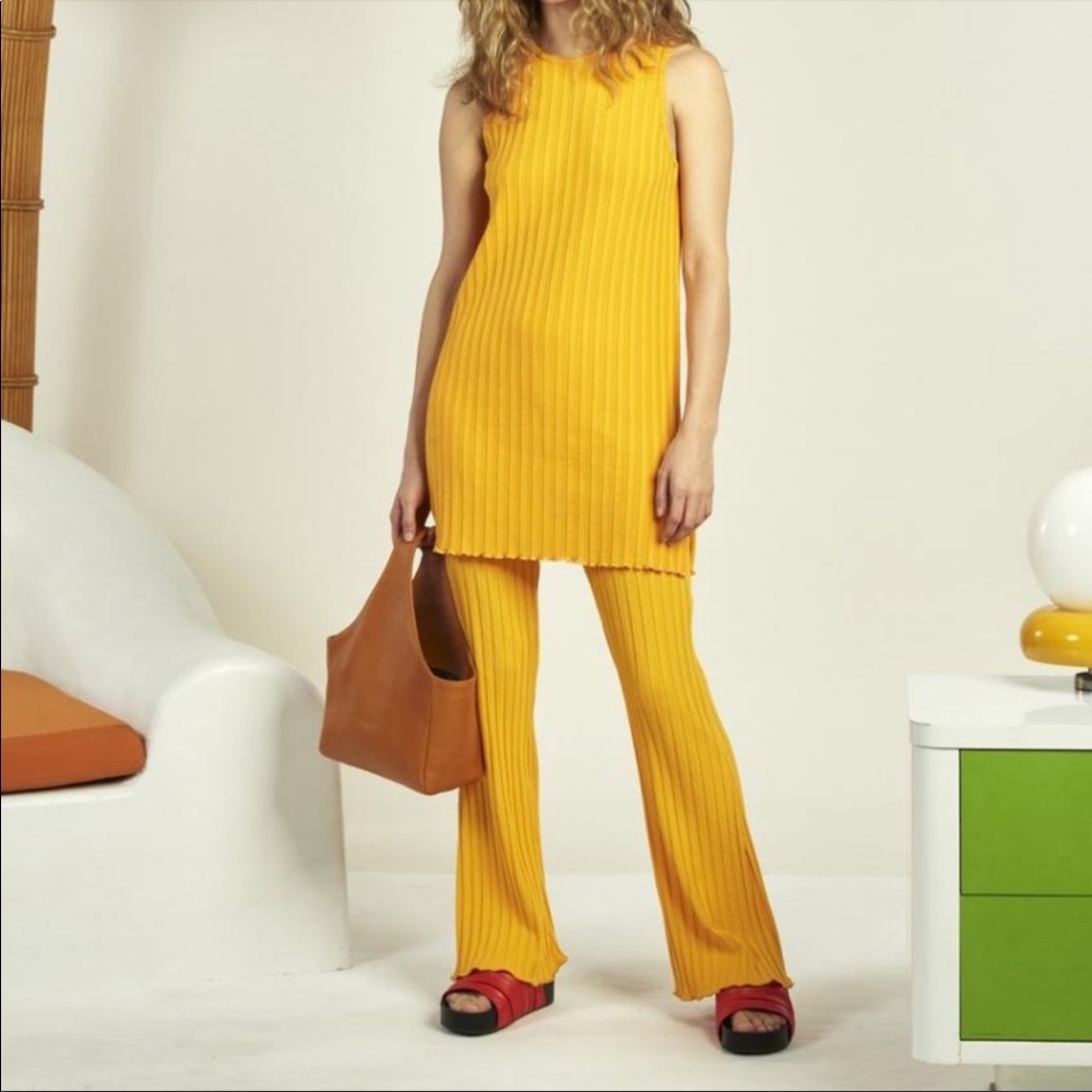 Simon Miller RIB Aukai Tunic in Sunset Orange - M / Sunset Orange